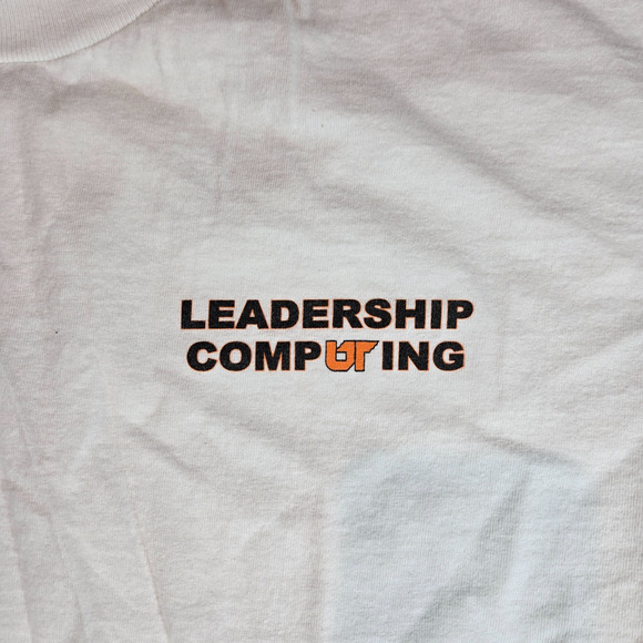 90s University of Tennessee T Shirt Mens L Vintage USA Computational Sciences - Picture 3 of 8